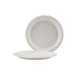 500 Pieces Biodegradable 9 Inch Round Plate -  100% Natural, Compostable, Ecofriendly, Safe & Hygienic Disposable Hotpack