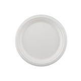 500 Pieces Biodegradable 10 Inch Round  Plate -  100% Natural, Compostable, Ecofriendly, Safe & Hygienic Disposable