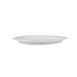 500 Pieces Biodegradable 12 Inch Hinged Round Plate - Natural Disposable | Eco-Friendly & Compostable