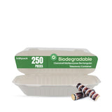 Biodegradable Clamshell Multipurpose Rectangular Takeaway Container 