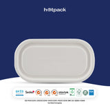 Hinged 16 Oz (470 Ml) Oval Container Lid Only