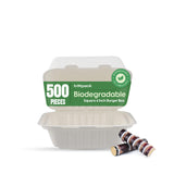 Biodegradable Square 6 Inch Burger Box
