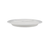 500 pieces Biodegradable 12 inch round 4 compartment plate - Natural Disposable | Eco-Friendly & Compostable
